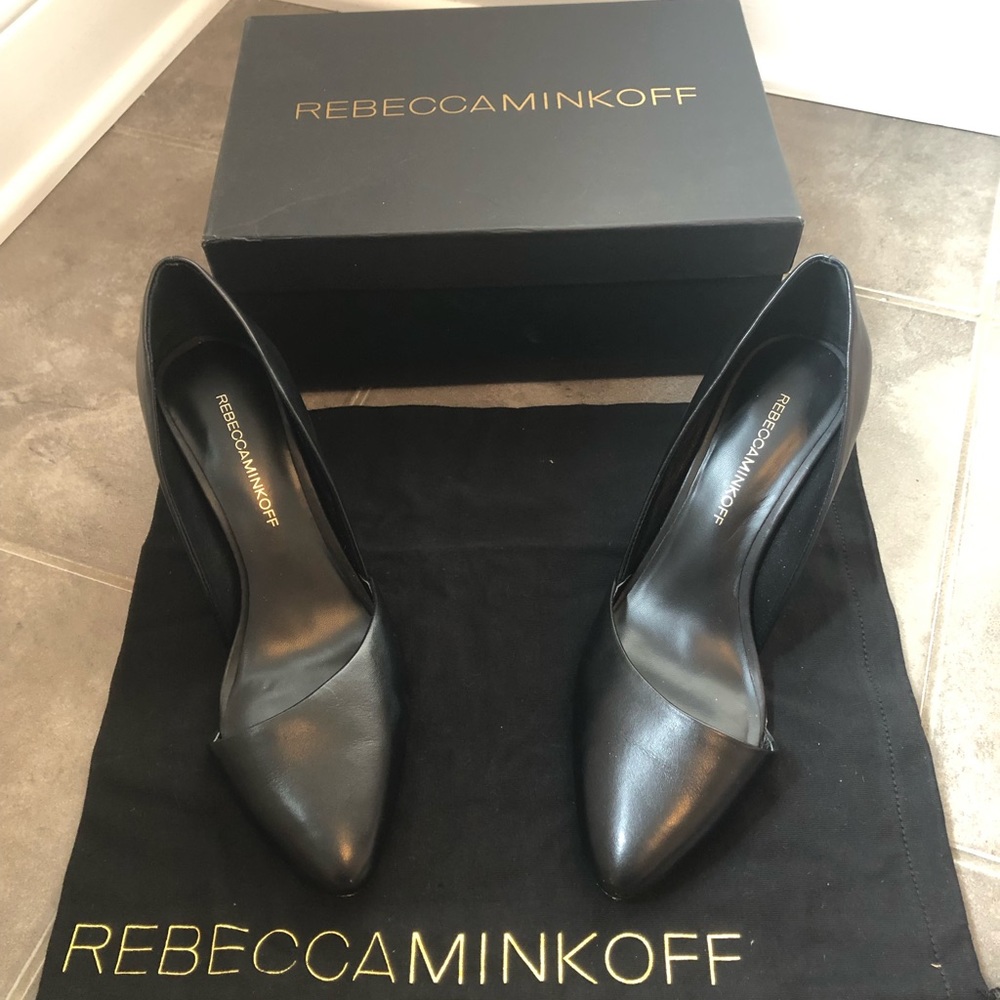 Rebecca Minkoff Classic Black Heels - Picture 2 of 13